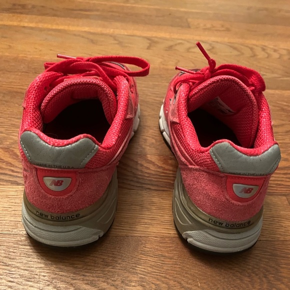 New Balance 990 V4 Women’s 6.5 Pink‎ Ribbon Breast Cancer Sneakers USA Made - Picture 4 of 8